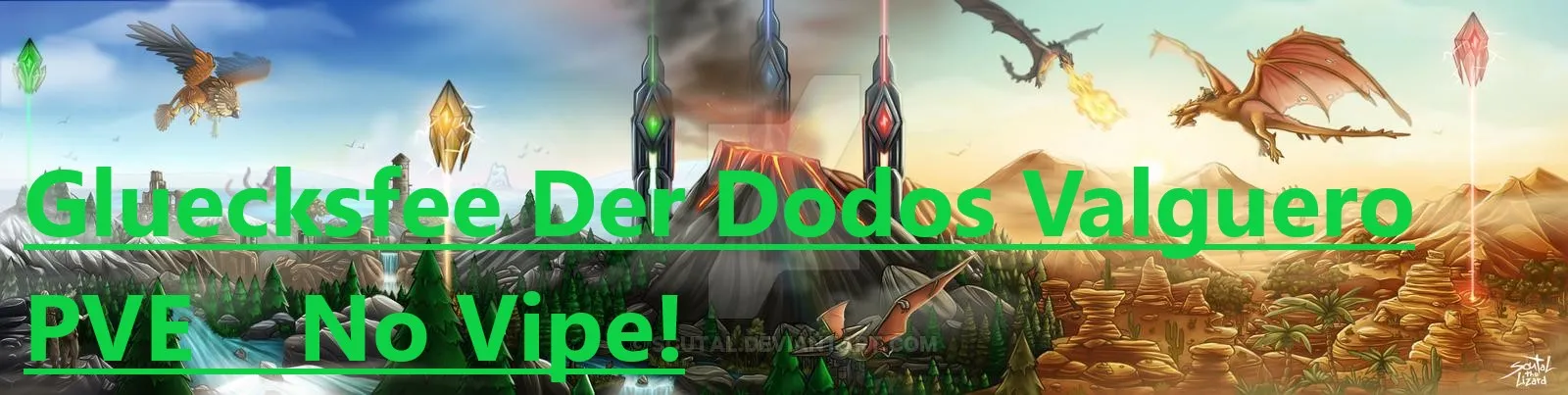 (GER/ENG) PVE GLUECKSFEE DER DODOS VALGUERO Beschreibungs-Banner