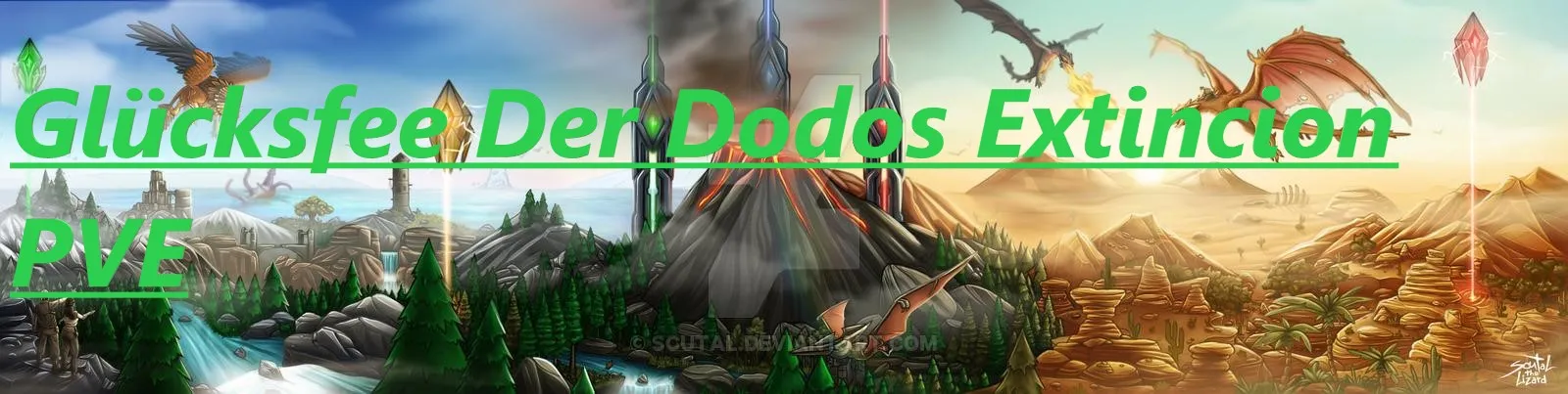 Glücksfee Der Dodos Extincion Beschreibungs-Banner
