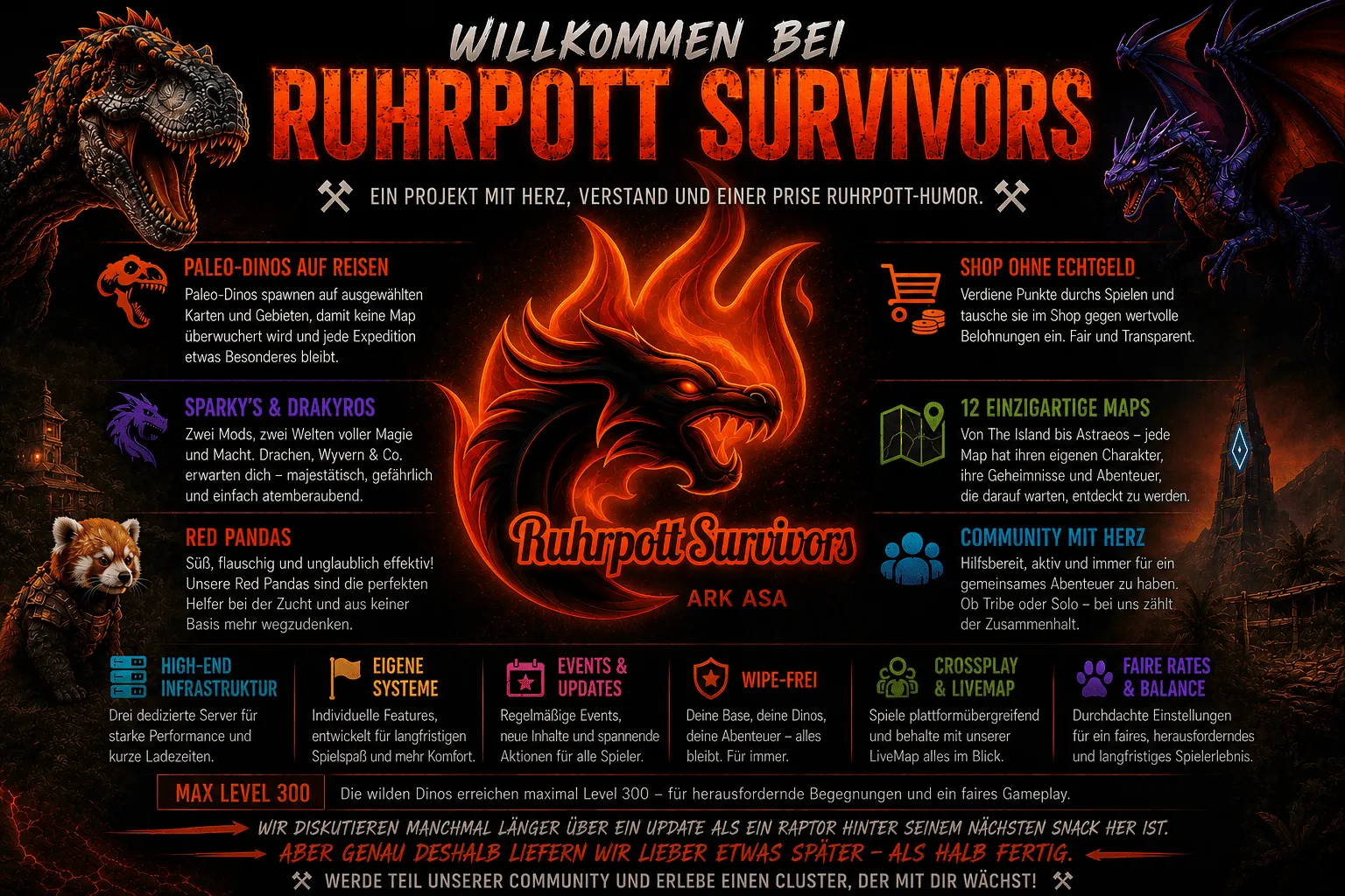 Ruhrpott Survivor PVE Cluster Valguero Beschreibungs-Banner